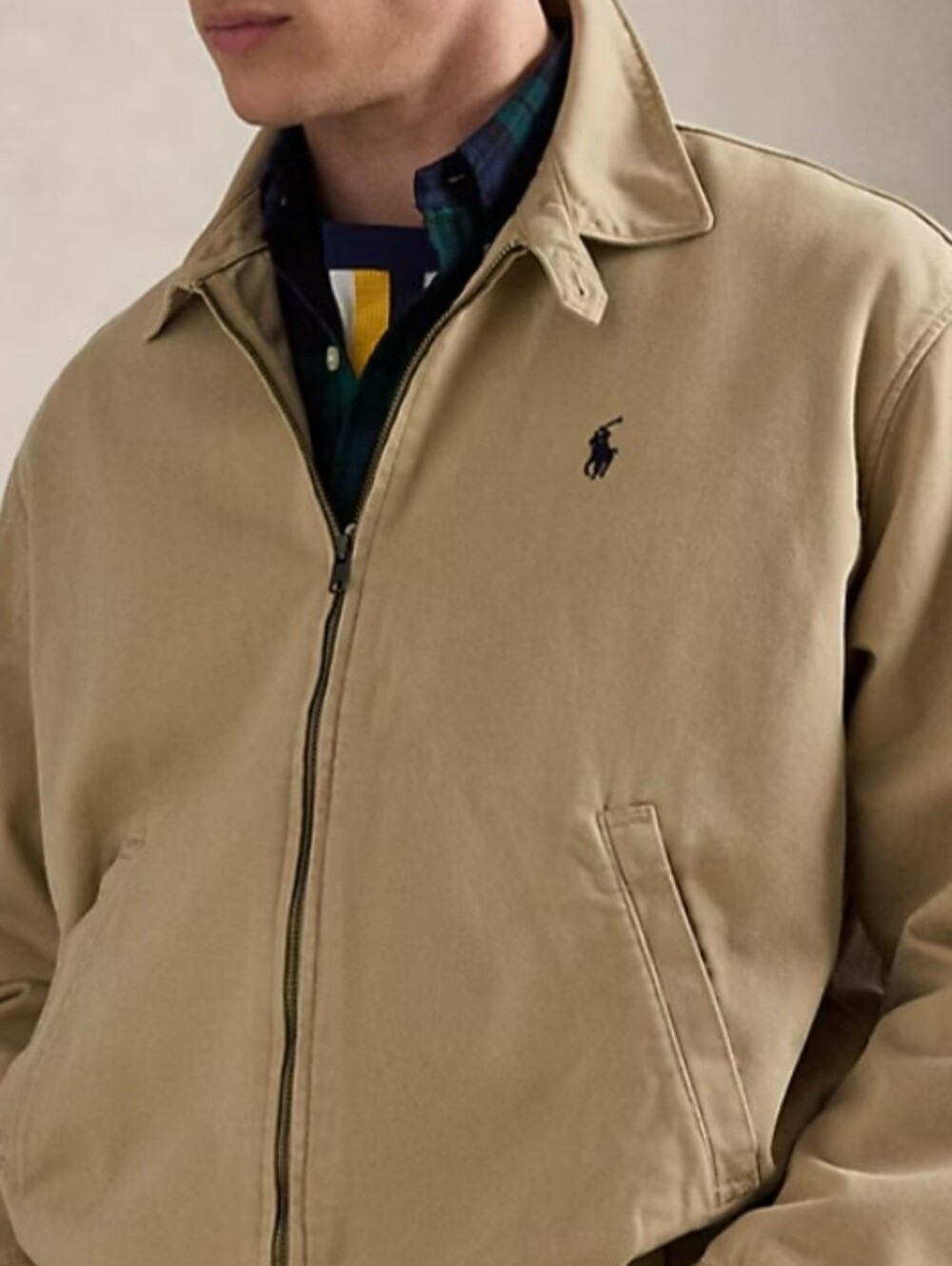 Vintage Polo Ralph Lauren Harrington Jacket Twill XL 90s
